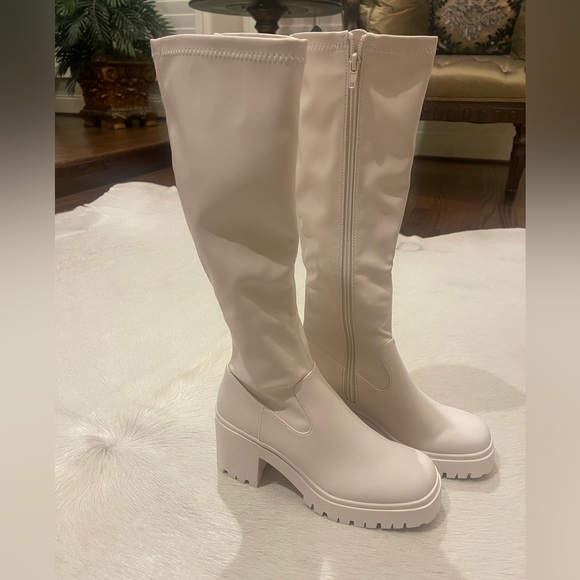 Steve Madden Lalo lug sole knee boots - Picture 1 of 6
